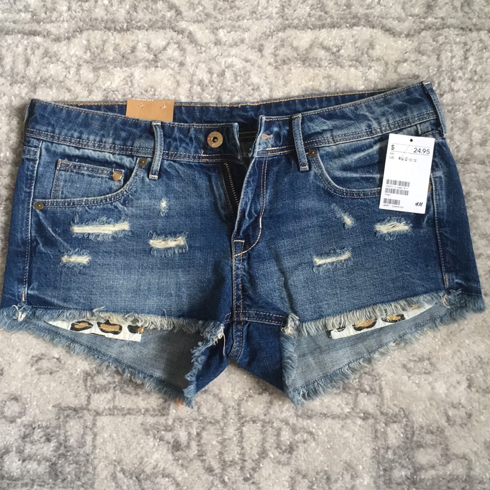 Brand new jean shorts